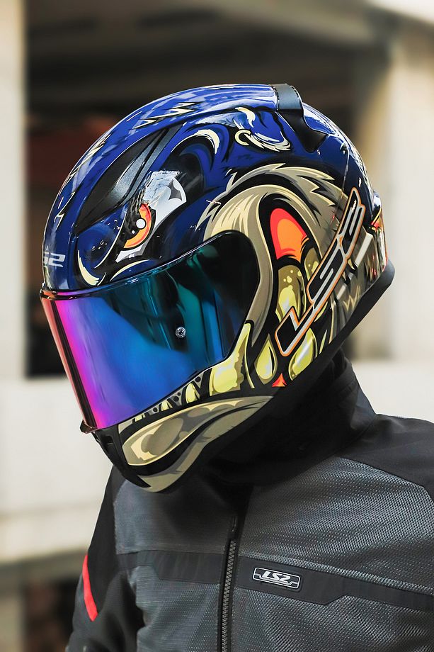 RAPID 2 SPOX MAVİ-GRİ KASK - 4