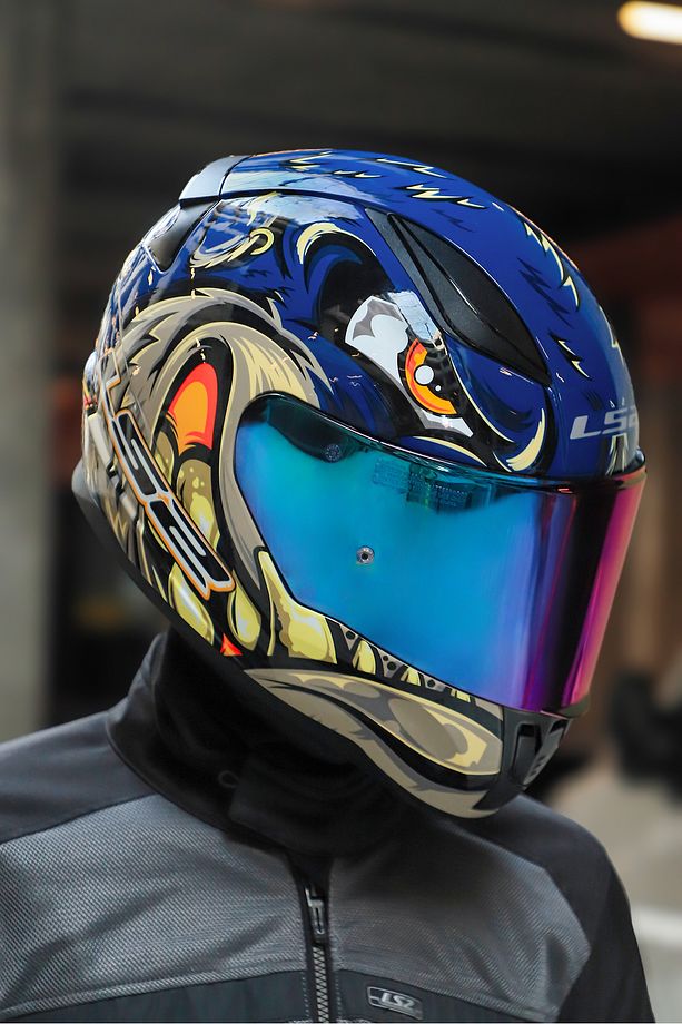 RAPID 2 SPOX MAVİ-GRİ KASK - 3