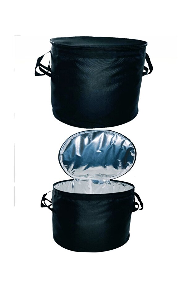 Cold Hot Holder Camping Picnic Ice Cooler Bag 50 Liter Black