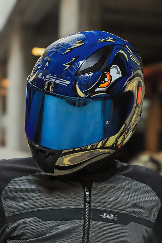 RAPID 2 SPOX MAVİ-GRİ KASK - 1