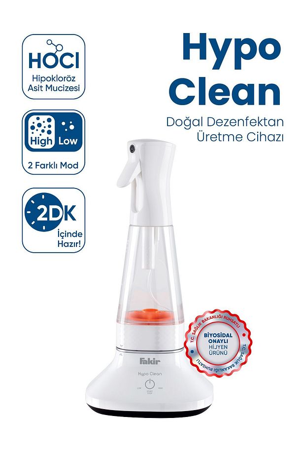 Hypo Clean Sterilizasyon Sağlayan Biyosidal Ruhsatlı Su Üretme Cihazı - 1