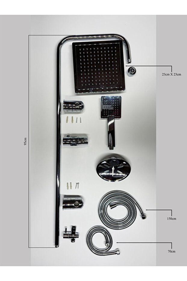 Kare Robot Duş Seti - 4