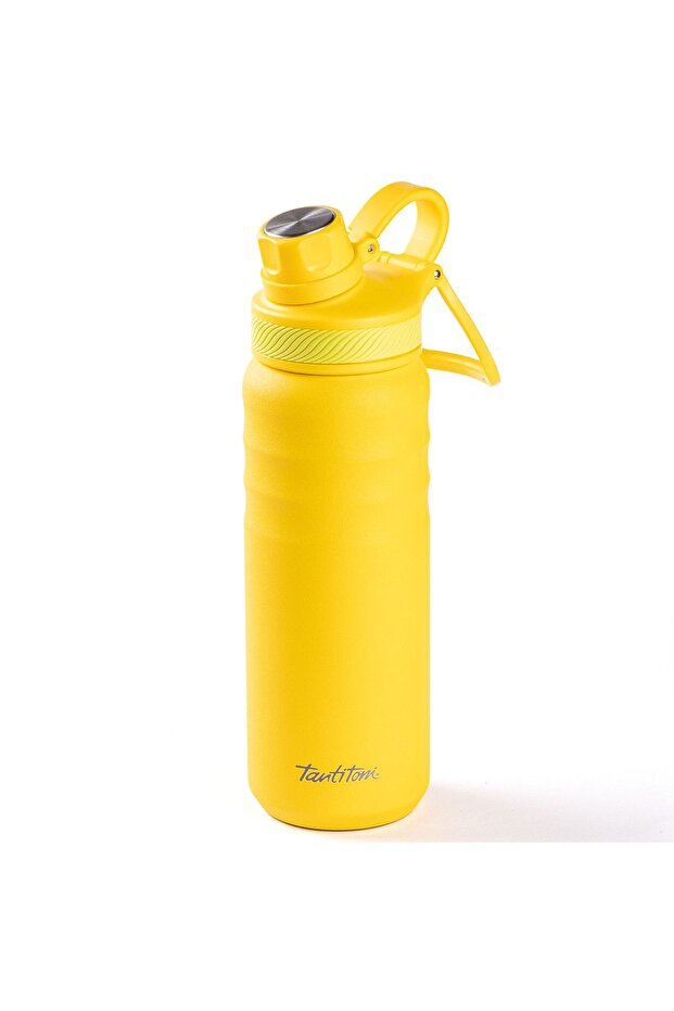 024-01-SARI 2 KAPAKLI ÇİFT KATMANLI TERMOS 700ML - 1