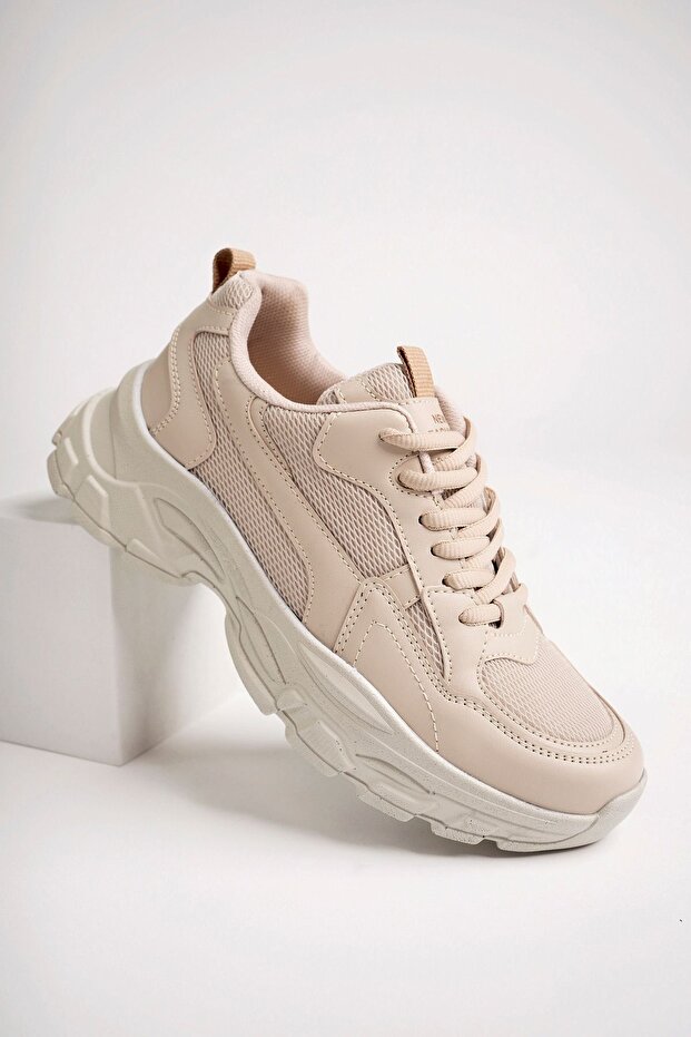 Kadın Beyaz Sneakers - 4