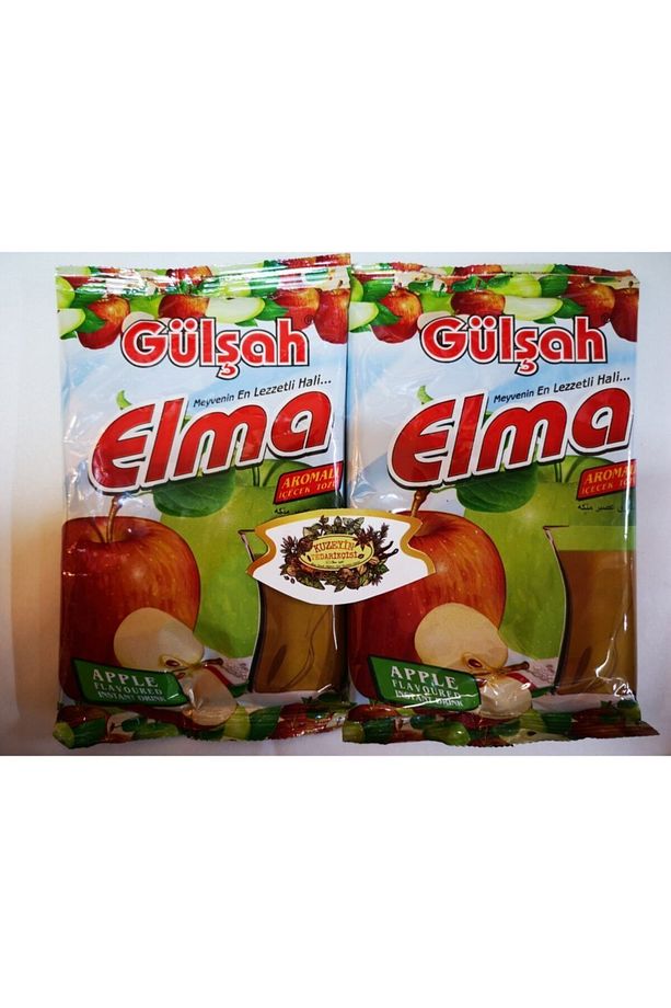 2 Adet Elma Aromalı Içecek Tozu 300 Gr. - 1