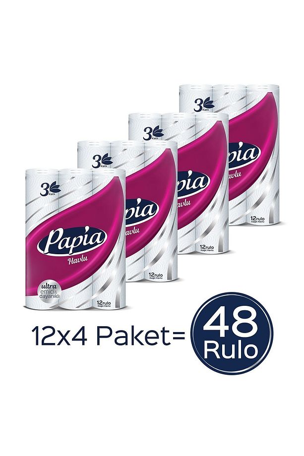 Kağıt Havlu 48 Rulo (12 RULO X 4 PAKET) - 2