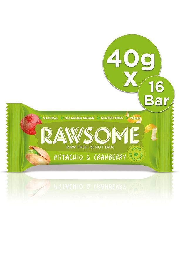 Antep Fıstığı Ve Turna Yemişli Glutensiz Ve Vegan Bar 40g X 16 Adet - 2