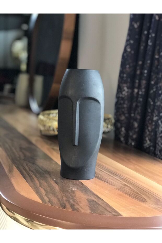 Stoneface Siyah Vazo - 2
