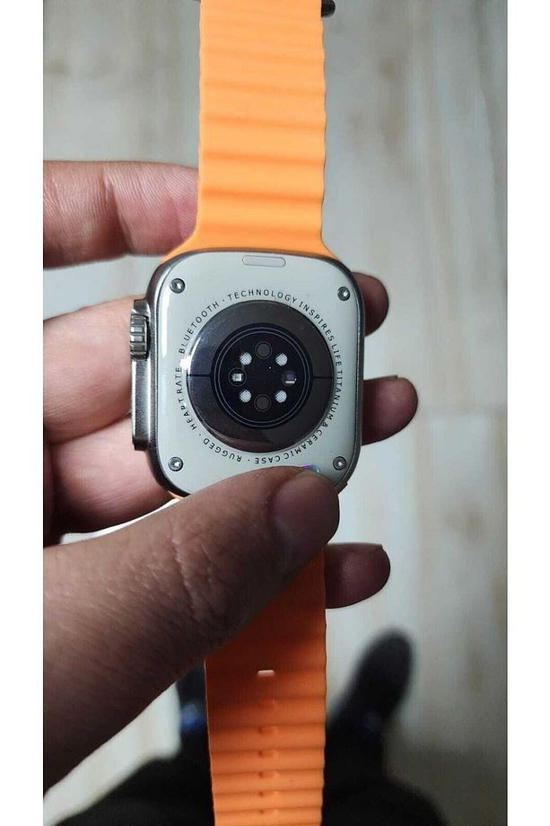 Watch Ultra 2 1:1 Super Amoled Ekranlı IOS Ve Android Suya Dayanıklı Ateş Ölçer Akıllı Saat - 7