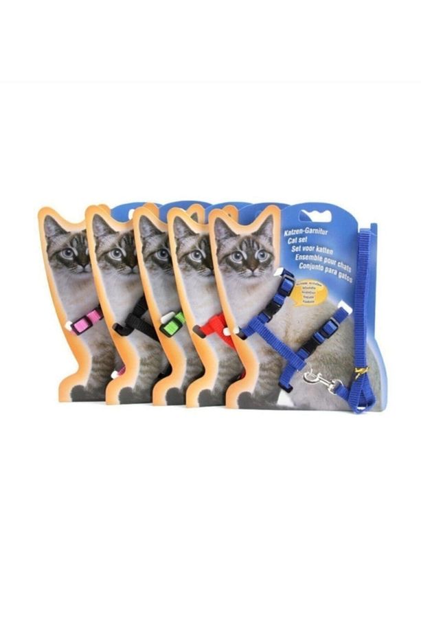 Ayarlanabilir Kedi Göğüs (bel) Tasması Pembe - 4