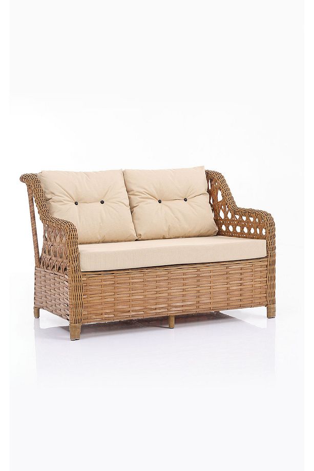 Eren Rattan Bahçe Balkon Takımı 2+1+1 Kahve - 4
