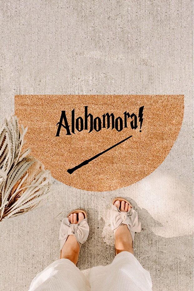 Alohomora Oval Kapı Önü Paspası - 1