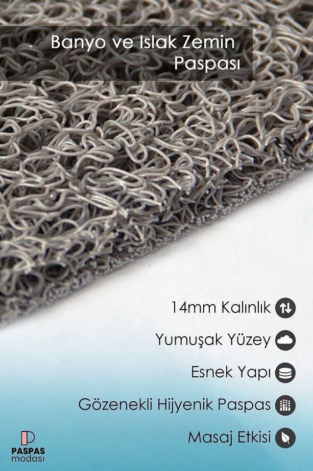 Ahtapot Banyo Paspası Kaymayan Paspas Su Emici Islak Zemin Küvet Paspası Kivircik Paspas (40X60 CM) - 2