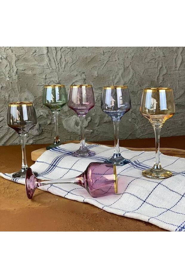 Lav 6 Person Coffee Glass Water Glass Set, Dowry Set, Gift Set