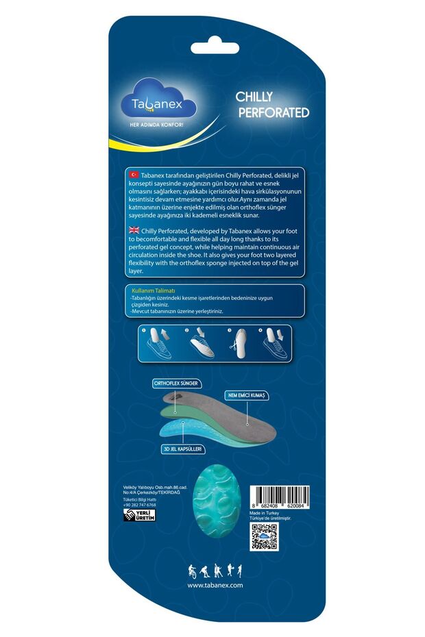 Chilly Perforated Jel Tabanlık - Erkek - 2