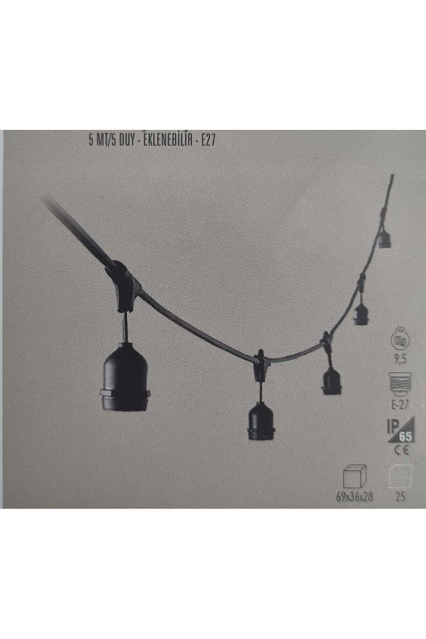 Ct-7069 Sarmaşık Dış Mekan Eklenebilir DUY (5Mt-5 Duy) - 1