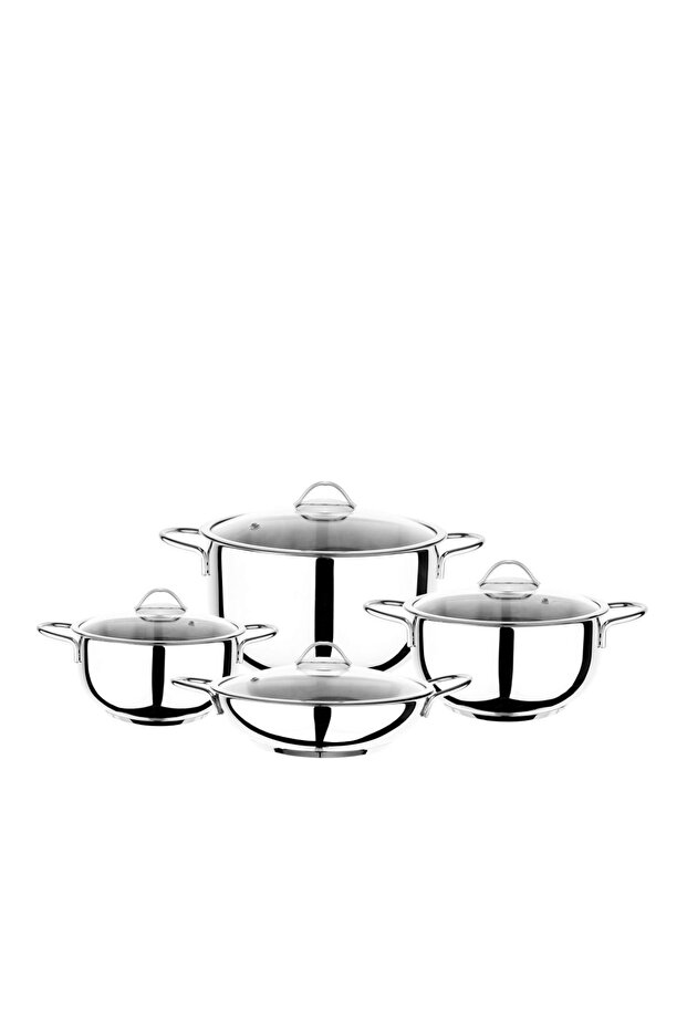 Harmony 8 Parça Çelik Tencere Seti - 7