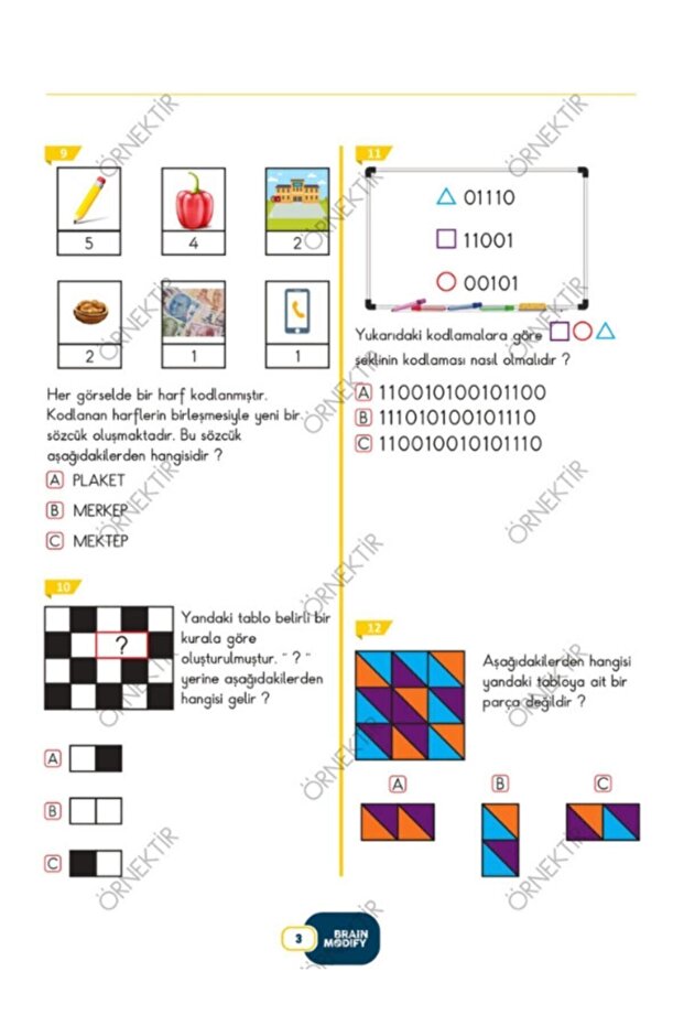 Modify Yeni Nesil Soru Bankası 3. Sınıf - 4