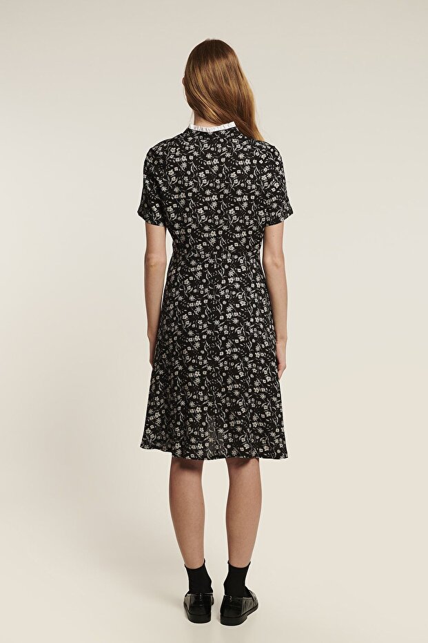 Latte Elbise - Siyah - 4