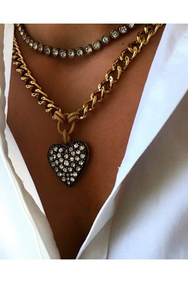 Kalp Charm Kolye - 3