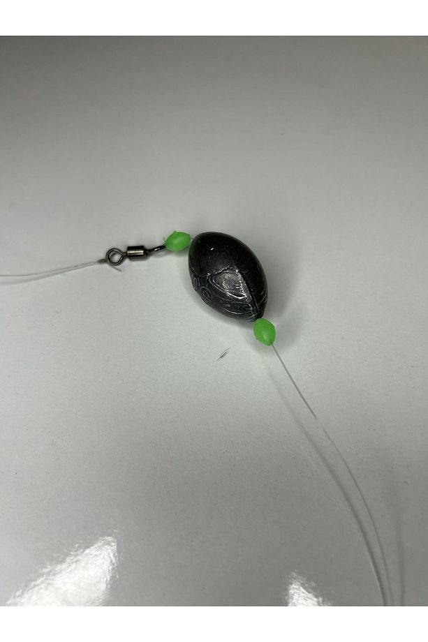1 Adet Glowlu Tek Iğneli 20 gram Gezer Kurşunlu Hazır Olta Iğnesi Takımı Kıyı Tekne - 4