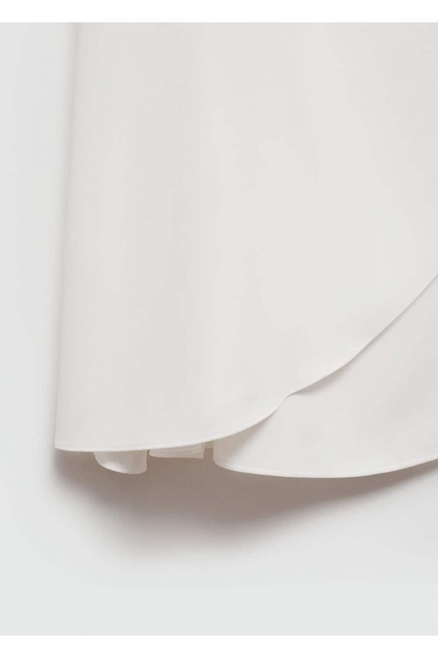 Rochie pelerina asimetrica - 7