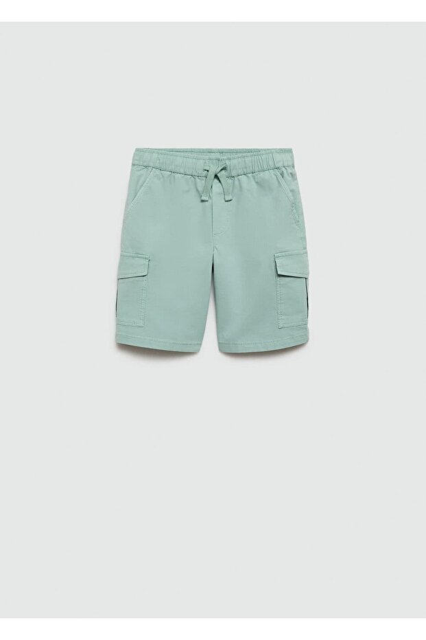 Kargo cepli bermuda şort - 2