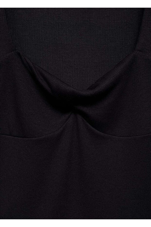 Drape yakalı tişört - 5