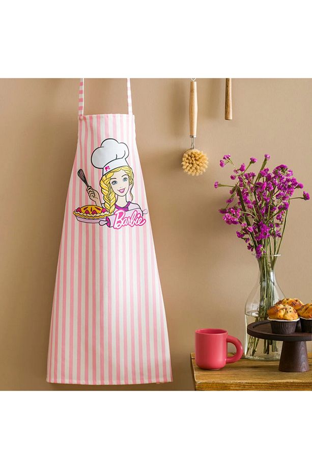 LCW HOME Barbie Baskılı Mutfak Önlüğü - 3