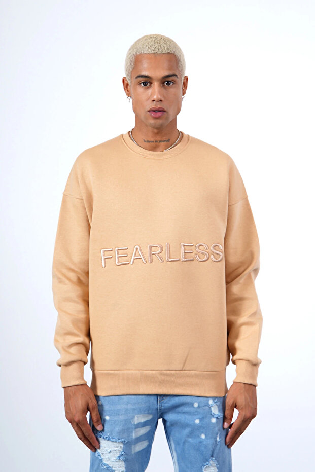 Fearless Embroidered Sweat - 1