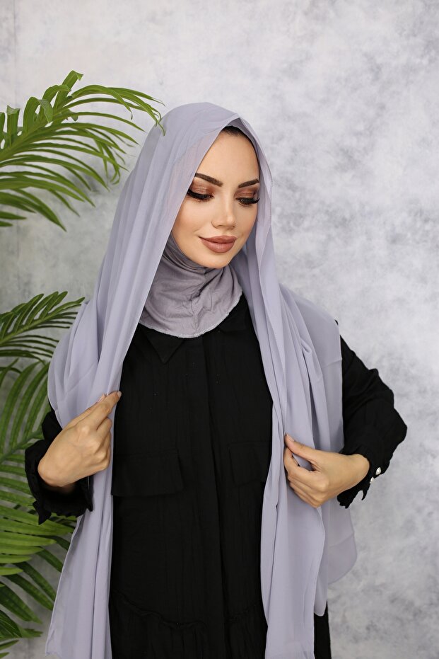 Practical Ninja Bonnet Chiffon Shawl - Neck Collar
