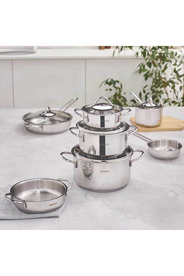 Ada 12 Parça Çelik Tencere Seti V2 - 2