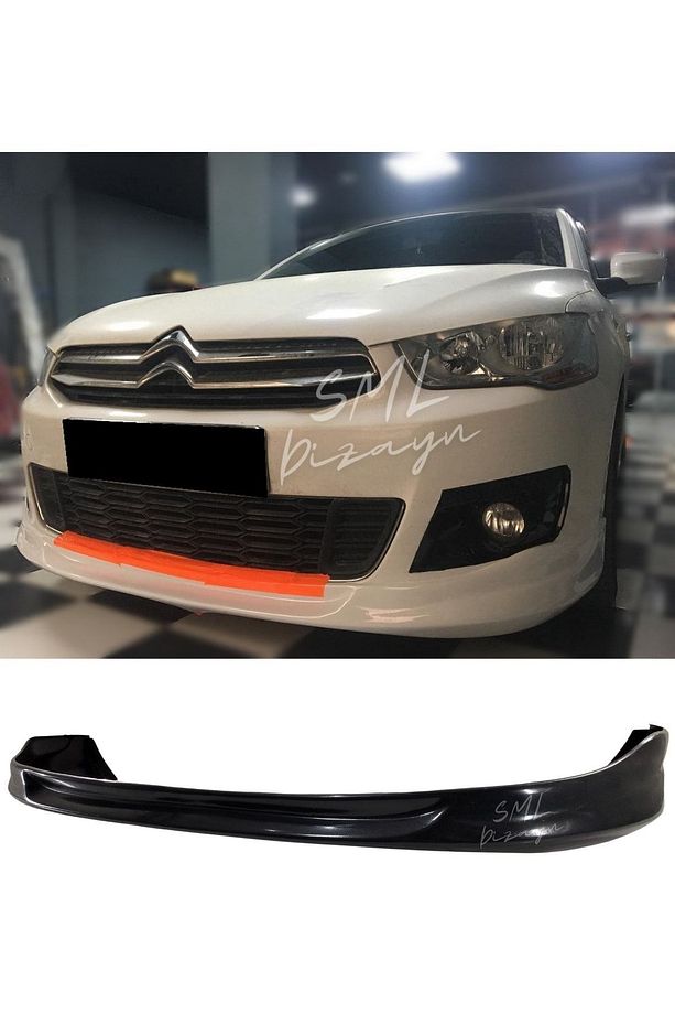 Citroen C Elysee Makyajsız Ön Ek 2013-2017 Plastik Boyasız Citröen C-elyse-elize Ön-bodykit-ek - 4