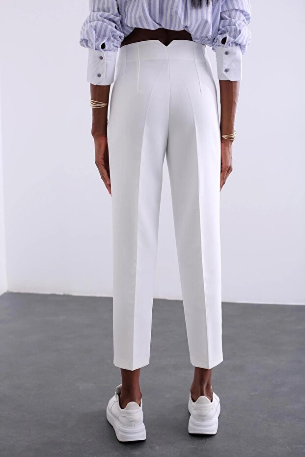 Flat Front Trousers - 3