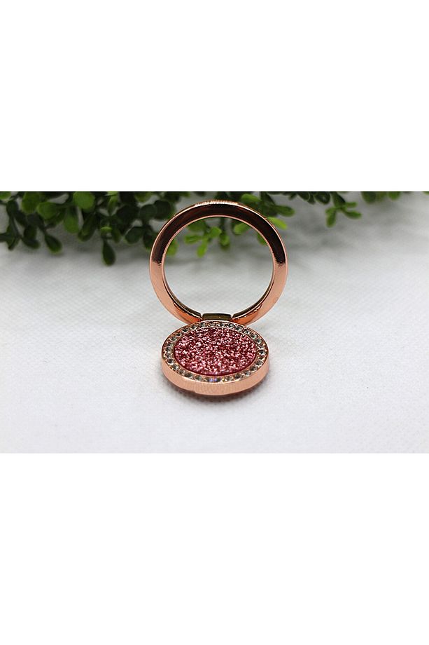 Popsocket Telefon Tutacağı Yüzük Demir Model ve Taşlı Parmak Tutucu - 3
