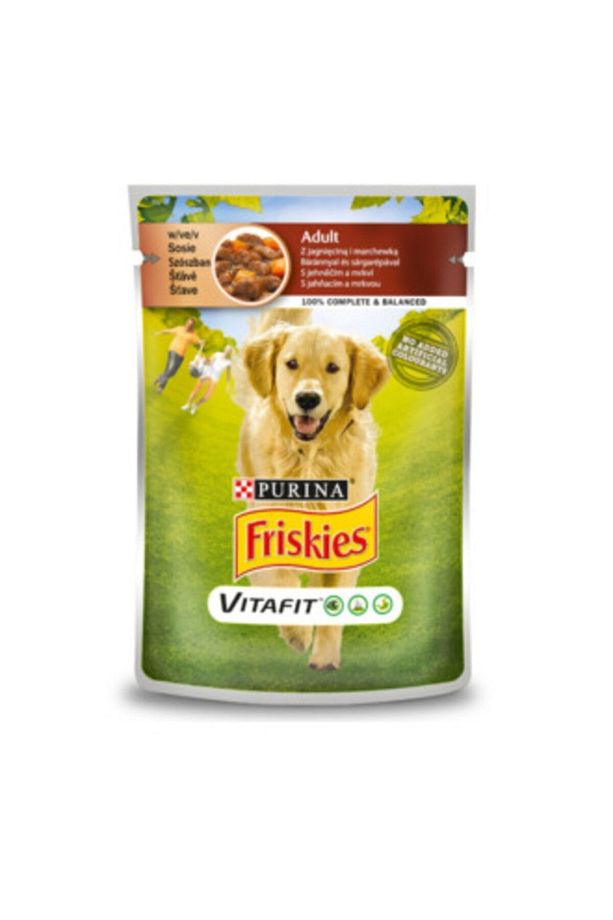 Friskies Sığır Etli Ve Havuçlu Yaş Köpek Maması 20 Adet x 100 gr - 2