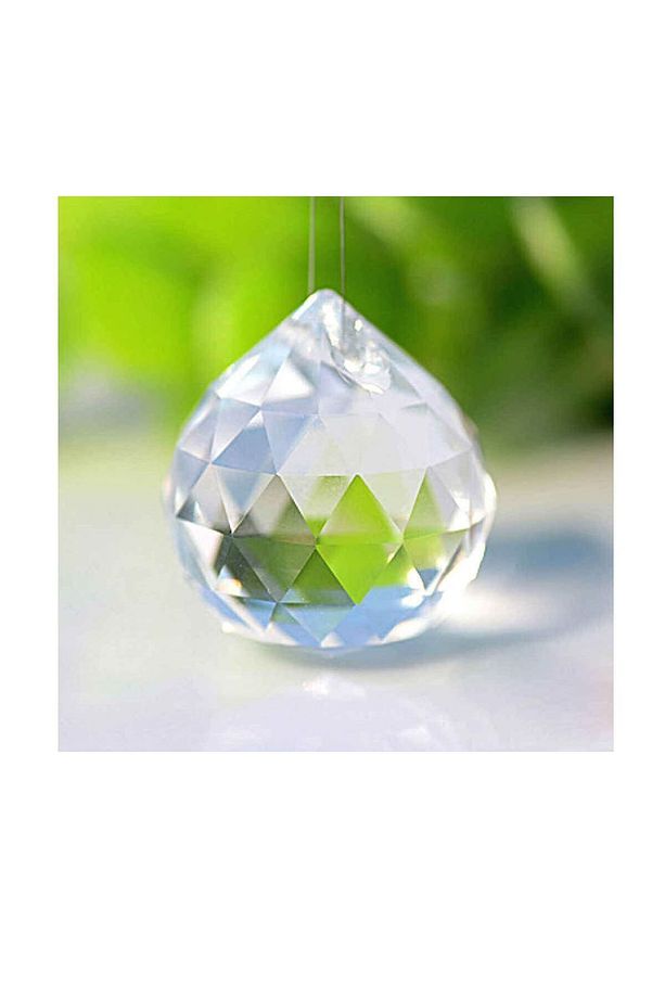 Kristal Avize Taşı ,40 Mm, Boncuk, Top Taş (5 Adet) - 1