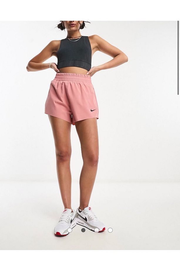 Dri-Fit Running Division High-Waisted 3" Brief-Lined Running Pembe Kadın Şort - 2