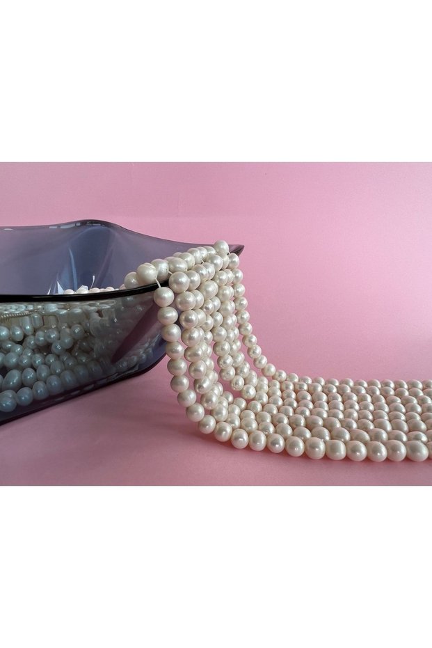 Natural Pearl String 8 Mm