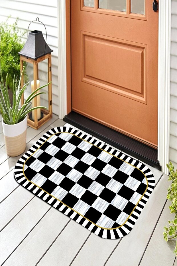 Decorative Digital Printed Door Front-Kitchen Countertop Non-Slip Leather Base Mat