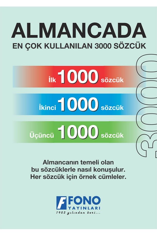 Almanca Ilk 3000 Sözcük - 1