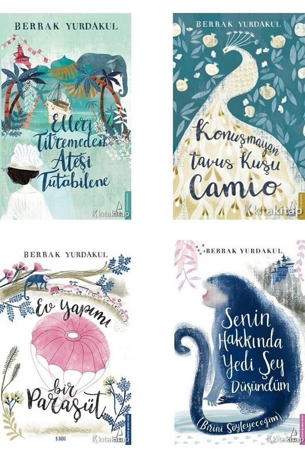 Elleri Titremeden Ateşi Tutabilene - Konuşmayan Tavus Kuşu Camio - Berrak Yurdakul 4 Kitap Set - 1