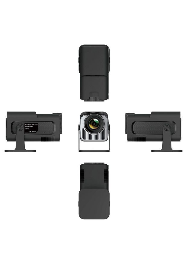 Siyah Oyun Modlu Atari Konsol Hediyeli Taşınabilir Sinema Projeksiyon 1280*720p Android 11 Projektör - 4