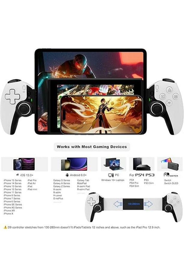 D9 GamePad Oyun konsolu Controller for Switch iOS Android Controller Support Cloud Gaming - 4