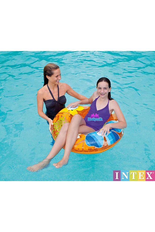 Intex Tutmaçlı Çiçek Desenli Havuz Ve Deniz Simiti 97 Cm - 3