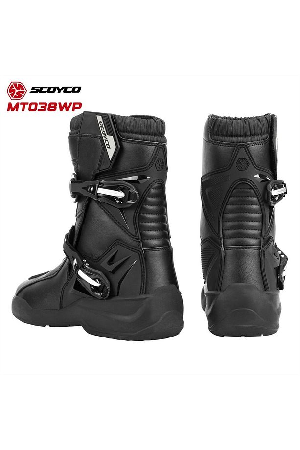 MT-038WP TURING KORUMALI UZUN BOT SİYAH - 5