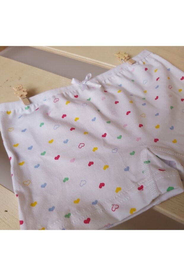 بوكسر بناتي منقوش 6 قطع - 7