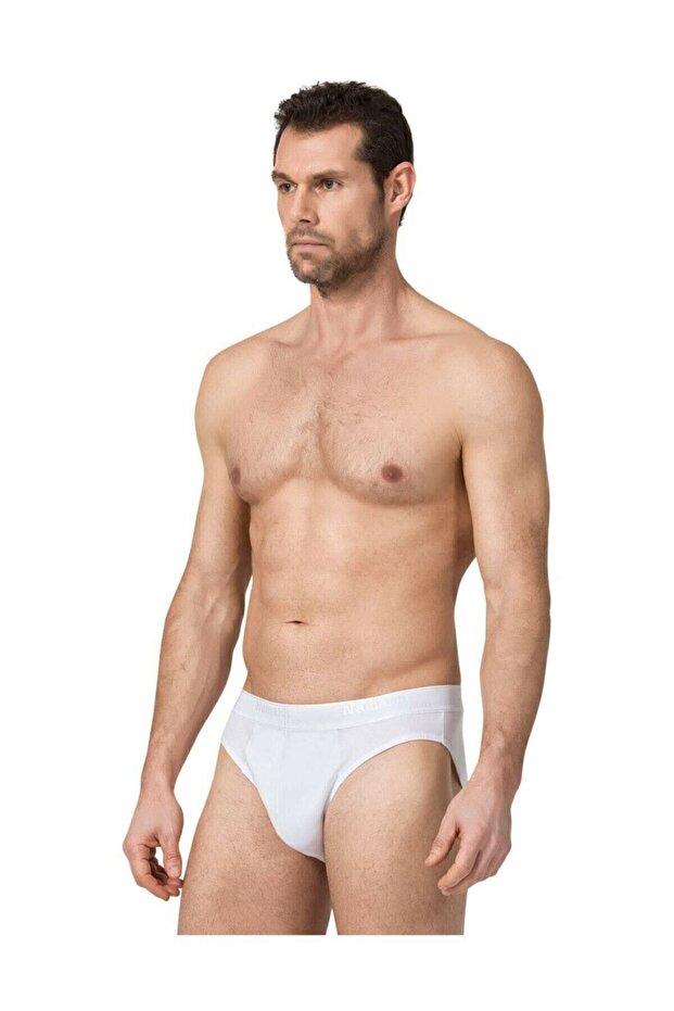 2 Pieces White Color Sports Slip Panties