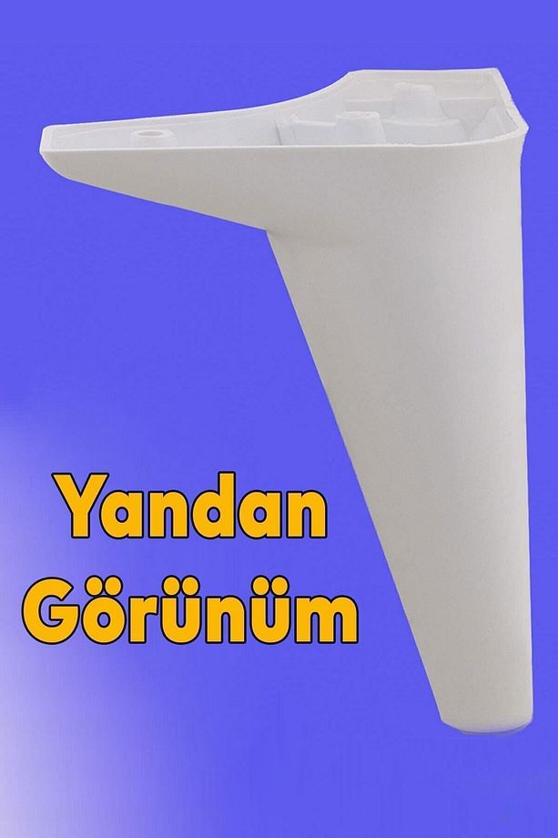 Aspen Lüks 15 Cm (BEYAZ) Ayak Mobilya Kanepe Koltuk Yükseltici Ayağı Ayakları - 6