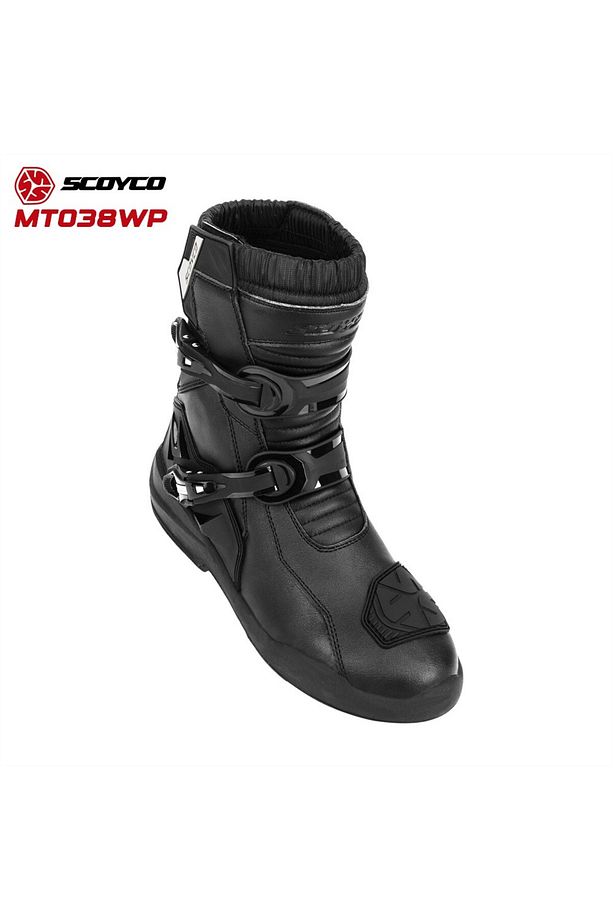 MT-038WP TURING KORUMALI UZUN BOT SİYAH - 3
